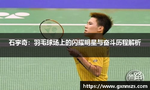 石宇奇：羽毛球场上的闪耀明星与奋斗历程解析